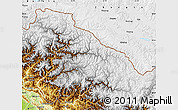 Physical Map of Karnali