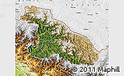 Satellite Map of Karnali, physical outside