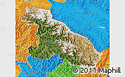 Satellite Map of Karnali, political outside