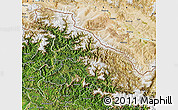Satellite Map of Karnali