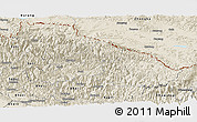 Shaded Relief Panoramic Map of Karnali