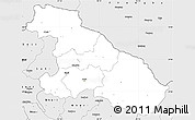 Silver Style Simple Map of Karnali