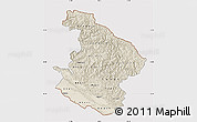 Shaded Relief Map of Midwest, cropped outside
