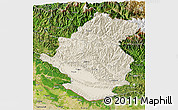 Shaded Relief 3D Map of Rapti, satellite outside