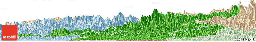 Political Horizon Map of Rapti, lighten