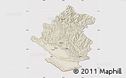 Shaded Relief Map of Rapti, cropped outside