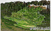 Satellite Panoramic Map of Rapti, darken