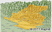 Savanna Style Panoramic Map of Rapti