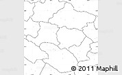 Blank Simple Map of Rapti, no labels