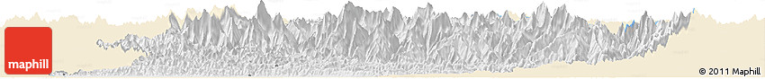 Classic Style Horizon Map of West, single color outside