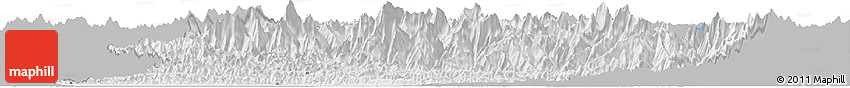 Gray Horizon Map of West, single color outside