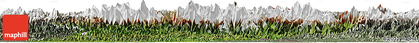 Satellite Horizon Map of West, semi-desaturated