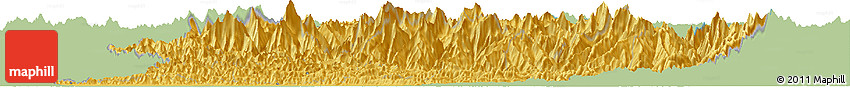 Savanna Style Horizon Map of West, single color outside