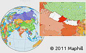 Political Location Map of West, highlighted country