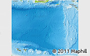 Physical 3D Map of Netherlands Antilles