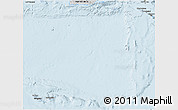 Silver Style 3D Map of Netherlands Antilles