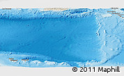 Shaded Relief Panoramic Map of Netherlands Antilles