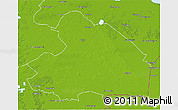 Physical 3D Map of Drenthe