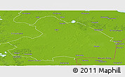 Physical Panoramic Map of Drenthe