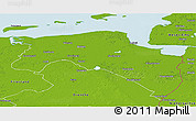 Physical Panoramic Map of Groningen