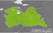 Physical 3D Map of Utrecht, desaturated