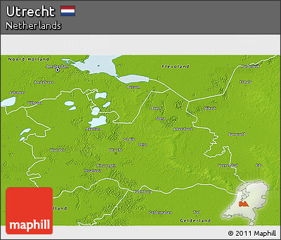 Physical 3D Map of Utrecht