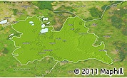 Physical 3D Map of Utrecht, satellite outside