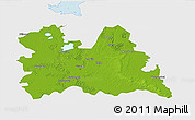 Physical 3D Map of Utrecht, single color outside
