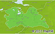 Political 3D Map of Utrecht, physical outside