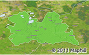 Political 3D Map of Utrecht, satellite outside