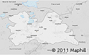 Silver Style 3D Map of Utrecht