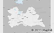 Gray Map of Utrecht, single color outside