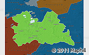 Political Map of Utrecht, darken