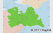 Political Map of Utrecht, lighten