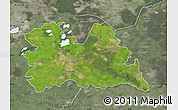 Satellite Map of Utrecht, semi-desaturated