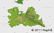 Satellite Map of Utrecht, single color outside