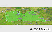 Political Panoramic Map of Utrecht, satellite outside