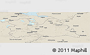 Shaded Relief Panoramic Map of Utrecht