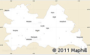 Classic Style Simple Map of Utrecht, single color outside