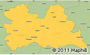 Savanna Style Simple Map of Utrecht