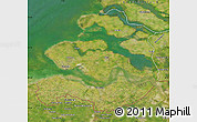 Satellite Map of Zeeland