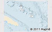 Classic Style 3D Map of Îles Loyauté, single color outside