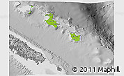 Physical 3D Map of Îles Loyauté, desaturated