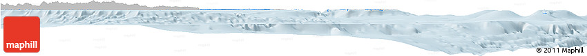 Gray Horizon Map of Îles Loyauté, single color outside