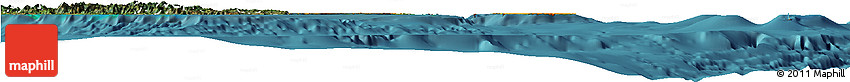 Political Horizon Map of Îles Loyauté, satellite outside
