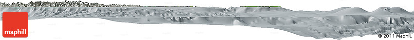 Satellite Horizon Map of Îles Loyauté, lighten, semi-desaturated