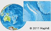 Physical Location Map of Îles Loyauté, highlighted country