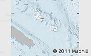 Gray Map of Îles Loyauté, single color outside