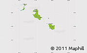 Physical Map of Îles Loyauté, cropped outside