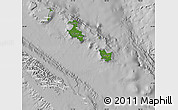 Satellite Map of Îles Loyauté, lighten, desaturated